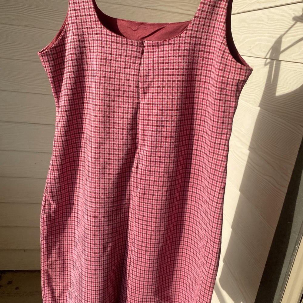 Forever 21 Rose Plaid Midi Dress - Picture 2 of 6